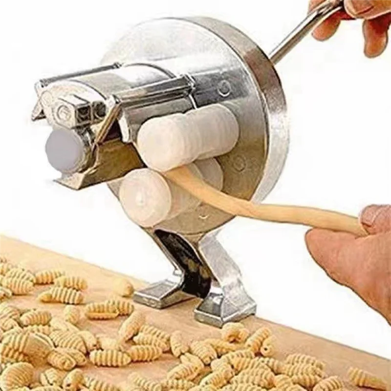CMHI-Manual Macaroni Maker Stainless Steel Hand Cranking Noodles Pressing Machine Kitchen Supply