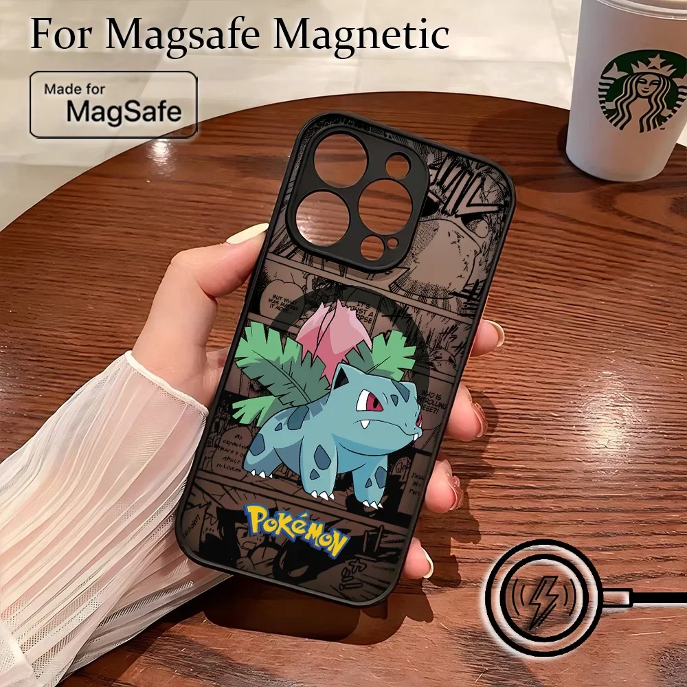 Funny Pikachus Phone Case For Pokemons Samsung Galaxy S25 S24 S23 S22 S21 S20 FE Plus Ultra 5G Matte Magnetic Back Cover — view 3