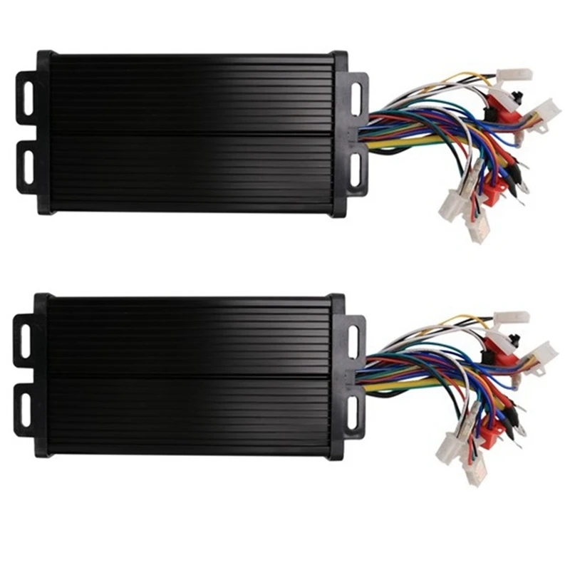 

2Pcs 48-60V 1000W Dual-Mode Sensor Sensorless Brushless Motor Controllers