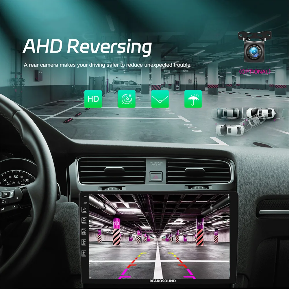 Фото Магнитола для автомобилей Toyota, мультимедийная стерео-система на Android, с экраном 9 дюймов, Wi-Fi, 4 + 64 ГБ, типоразмер 2 Din №5