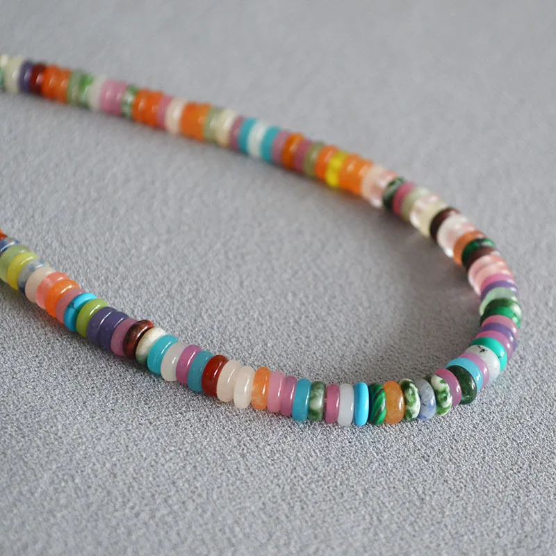 Agate Stone Chocker Summer Bohemia Beautiful Fashion Beaded Bracelet & Necklace