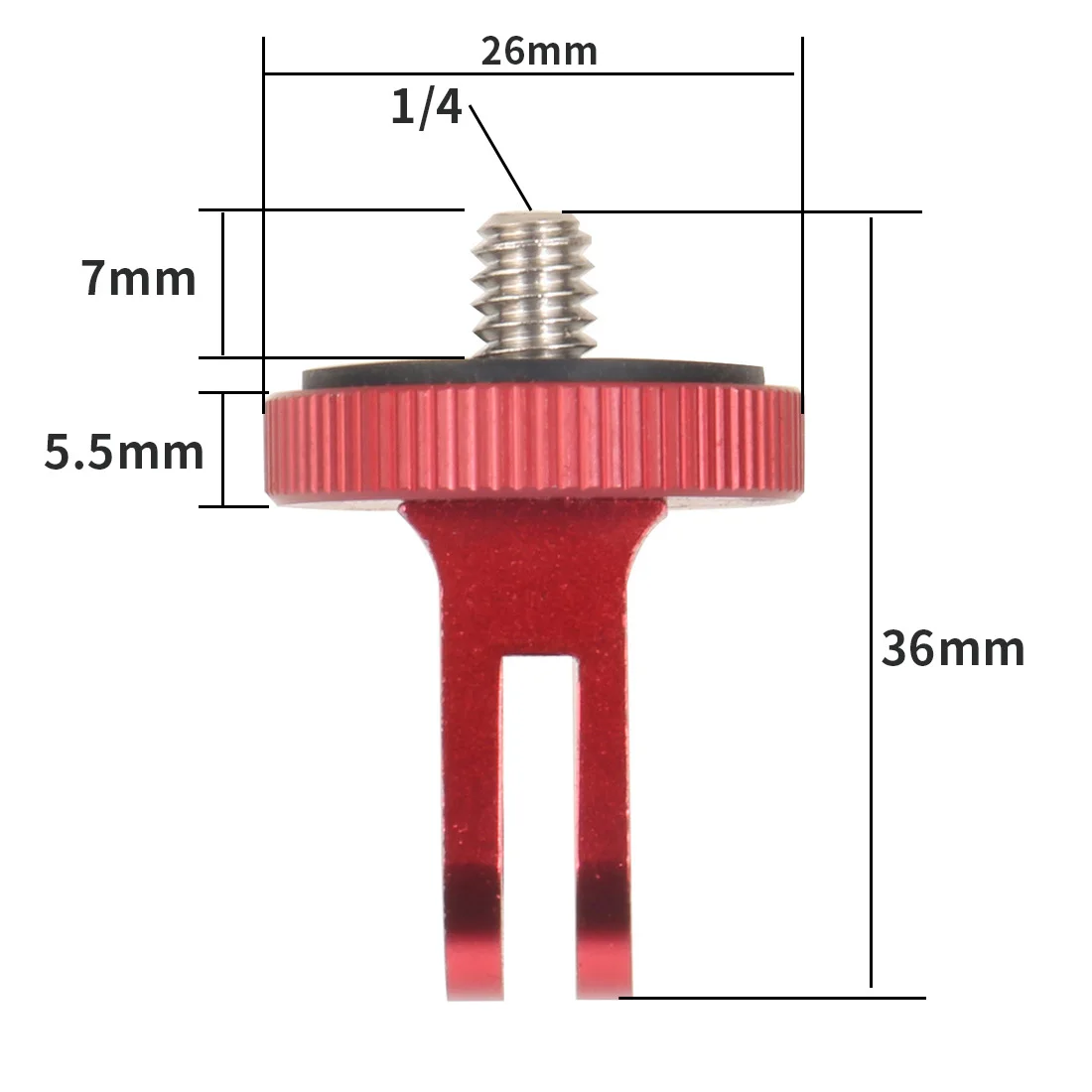 For insta360 X5 Metal Mini Tripod Convert Mount 1/4" Screw Quick-Release Base fo