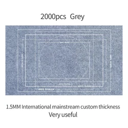 Colorful Felt Puzzle Mat Set with Portable Travel Storage Bag - 1500-3000 Piece Capacity Puzzle Accessories (2000pcs mat Gray)
