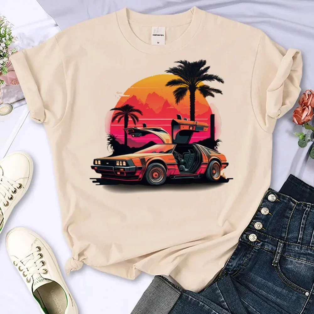 

Graphic T Shirt Back To The Future Top Women Manga Comic Girl Comic Clothes Female Funny 2000s Clothes Women Streetwear Shirts