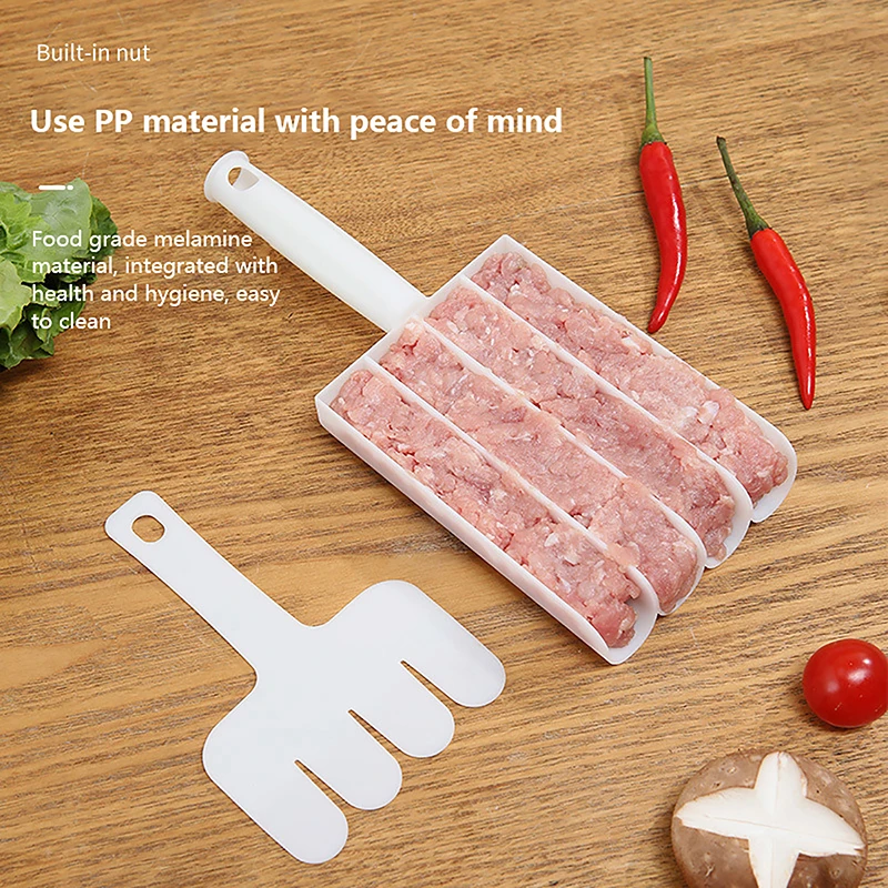 1Pc Plastic Meatball Maker Set Fried Fish Beaf Meat Making Balls Mold Spoon Meat Tools Kitchen Gadgets Cooking Accessories