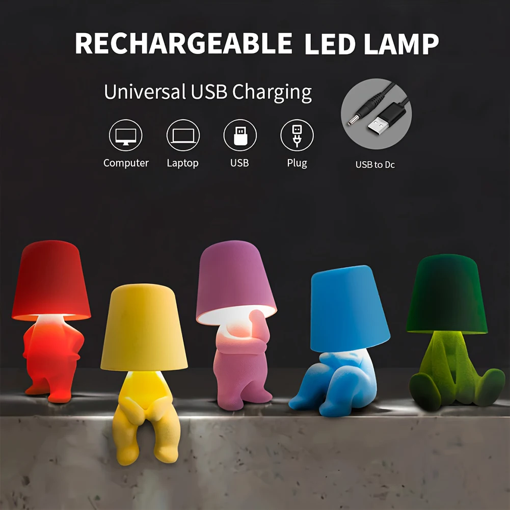 Little Playful Child Table Lamp – Creative Kids Night Light 3