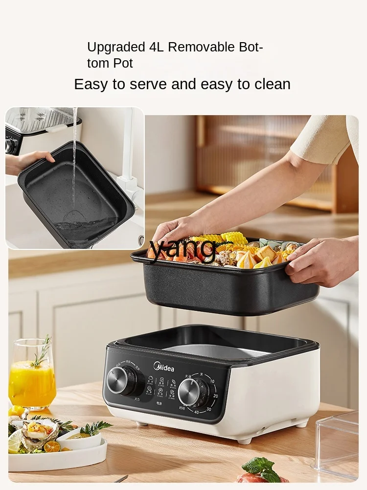 L'm'm Multi-Functional Household Three-Layer All-in-One Pot Multi-Layer Steaming Boiling Stewing Hot Pot Stainless Steel