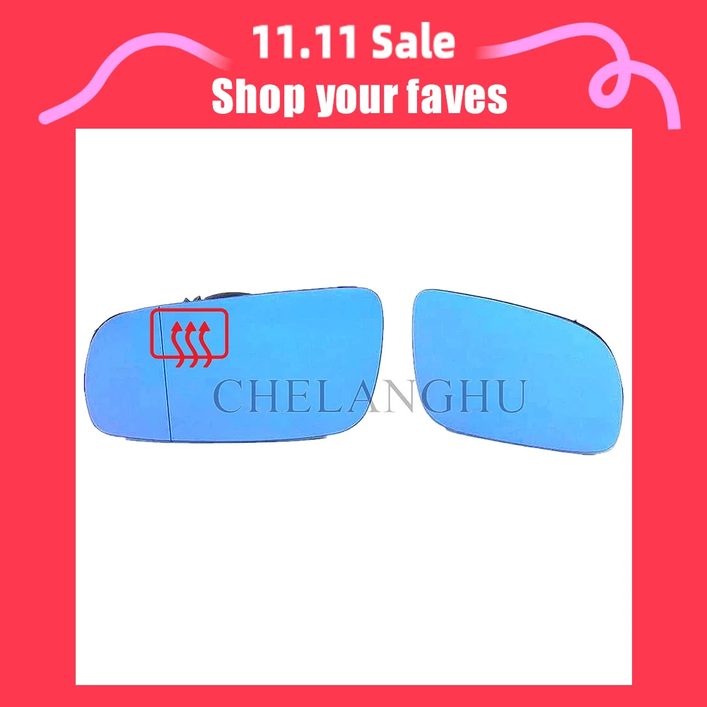 VW Golf 4 MK4 Bora 1998-2006 Car Rear View Mirror Glass Heated Left And Right