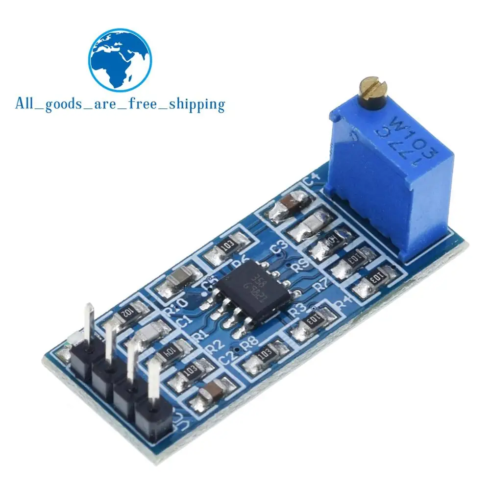 TZT 1/3/5PCS LM358 100 Mal Verstärkung Signal Verstärkung Verstärker Operationsverstärker Modul 5V-12V Heißer Verkauf