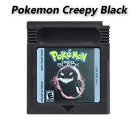 Pokemon Creepy Black GBC Game Cartridge 16 Bit Video Game Console Card English Language for GBC/GBA 1