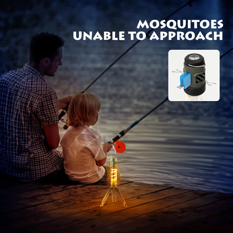 3000mAh Rechargeable Mosquito Repellent Camping Light Magnetic Mosquito Killler Lamp Repeller Pads Outdoor Tent Fishing Travel