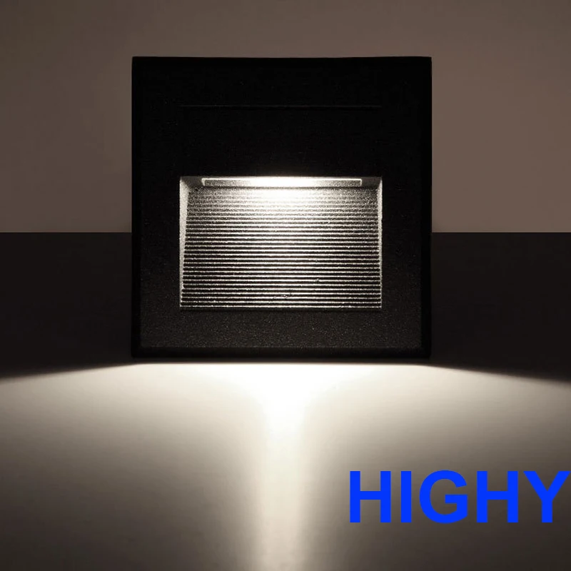 5W IP65 LED Stair Light Step Light Recessed buried lamp indoor/ outdoor Waterproof Staircase Step lights AC85-265V