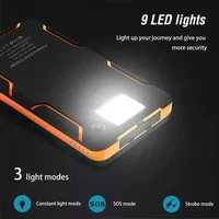 Banque d'alimentation solaire 20000mAh avec 4 panneaux solaires Chargeur sans fil Powerbank pour iPhone 15 Huawei Xiaomi Samsung Poverbank pour Xiaomi 2
