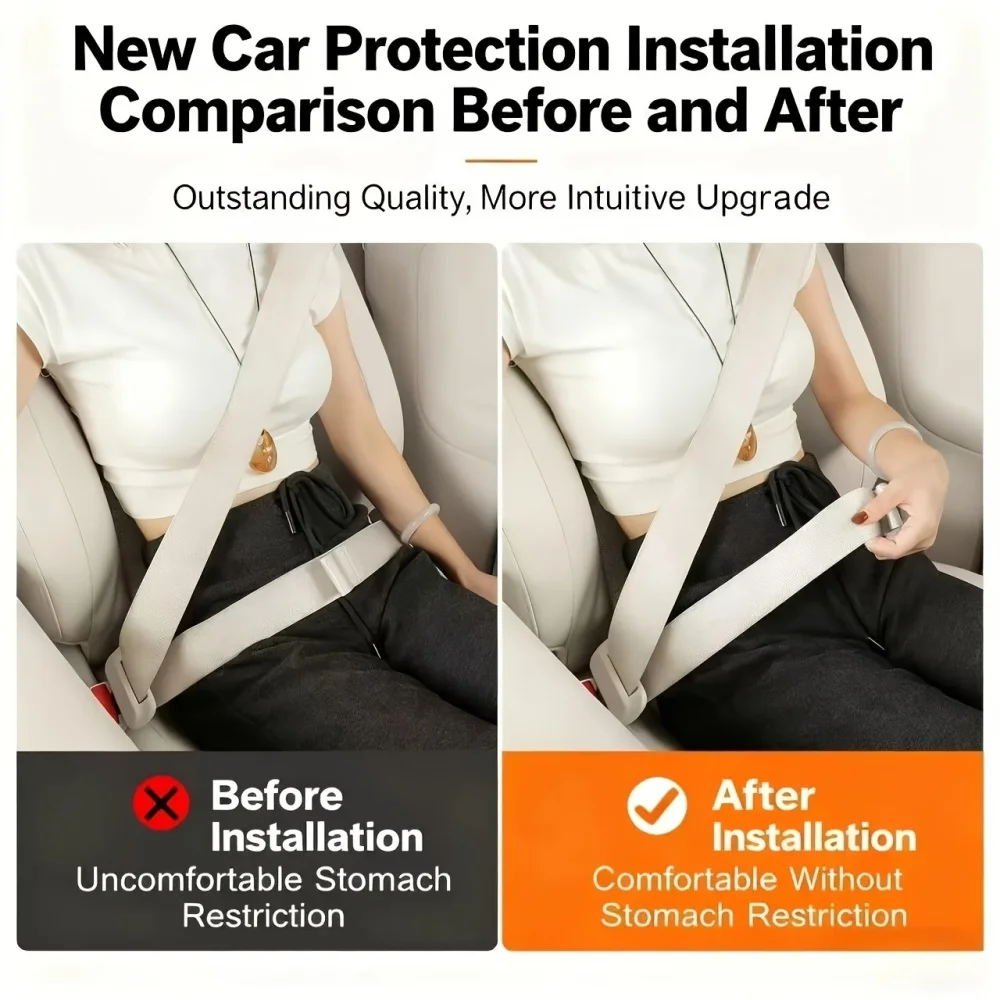 Regolatore Cintura di Sicurezza Auto, Clip Cintura di Sicurezza, Clip di Fissaggio, Protezione Spalle e Collo, Clip Fibbia, Accessorio Auto Clip Fibbia - Image 2