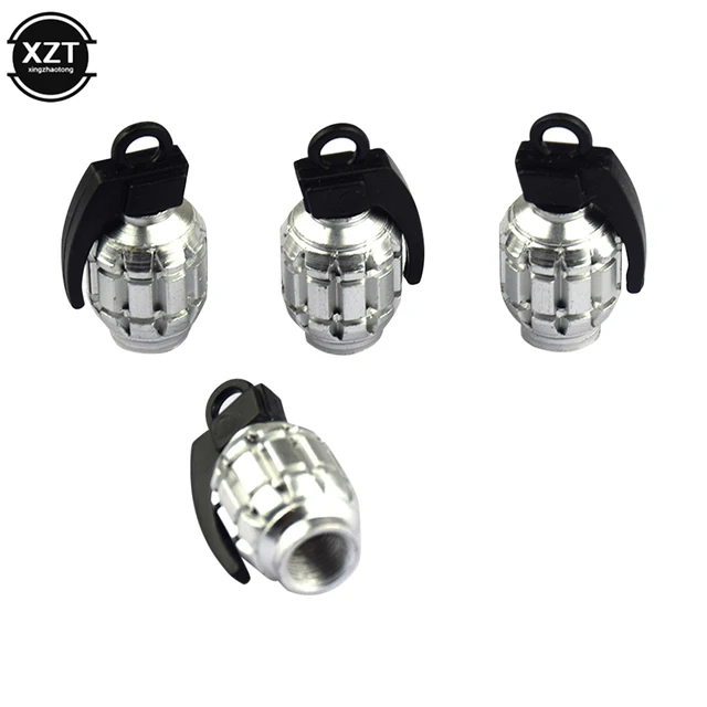 8 Tappi Valvole In Metallo Per Auto, Moto E Bici - Protezione Antispolvere Con Guarnizione In Gomma | Set Completo - Foto 8