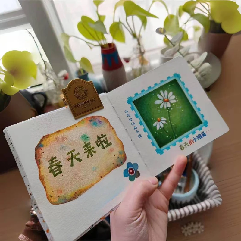POTENTATE 100% Cotton Watercolor Book Square Sketchbook 300g Art Drawing Sketch Pad potentate бумага акварели 6