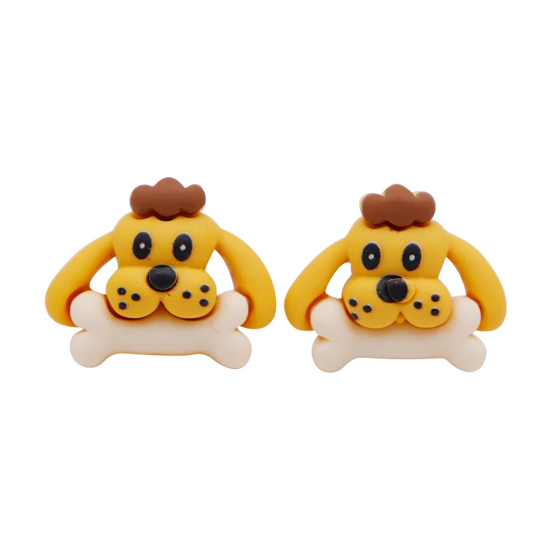 Weiou Lace Accessories Canvas String Flowers 4pcs/set Wholesale Lovely Youth Girl Cordon Animal Pattern Cute Forming Decoration