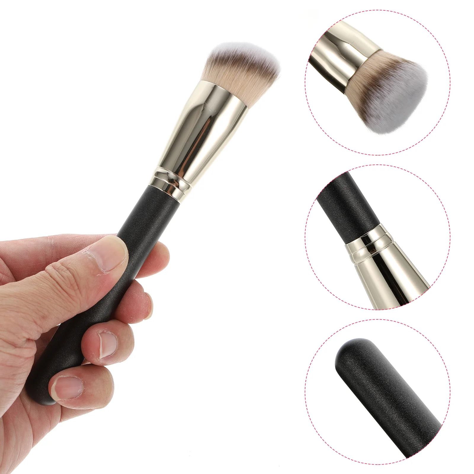 

Makeup Brush Foundation Angled Powder Beauty Supplies Portable Cosmetics Artificial Fiber Blending Miss