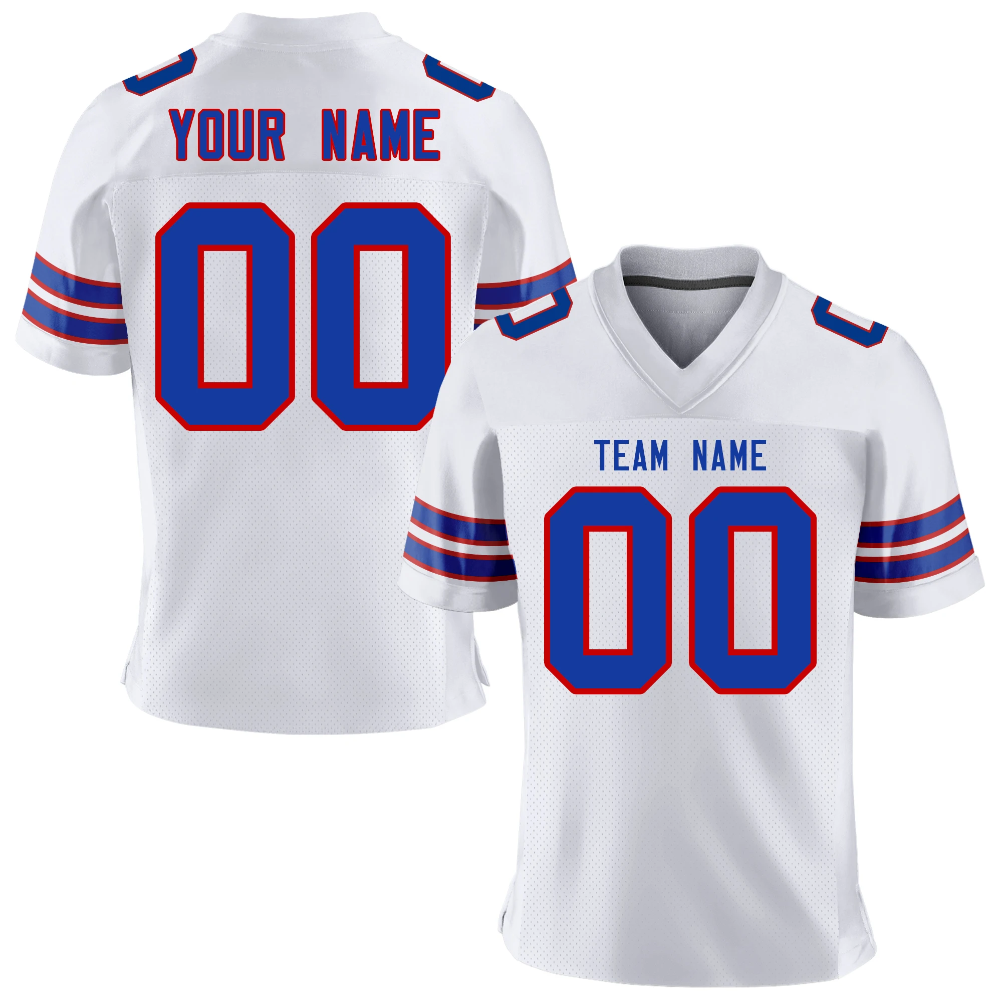 CUSTOM Women's Football Jersey ANY Color Personalized GLITTER Numbers Name  & Team