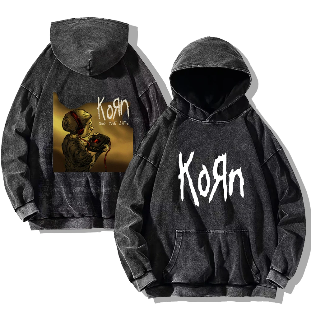 90s Korn Issues Vintage Nu Metal Band Hoodie Rare Grail XL