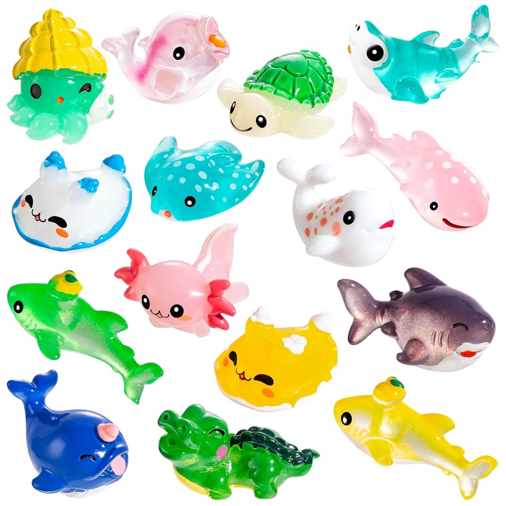 

Набор миниатюрных полимерных миниатюрных животных из 9/18 шт., милое сказочное украшение для сада и дома, микро-ландшафт, для творчества