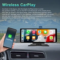 Caméra embarquée Podofo 10,26 pouces, 8 cœurs, 4+64 Go, Android, CarPlay sans fil, autoradio Android Auto, Bluetooth, WIFI, GPS, enregistrement vidéo de la voiture 3