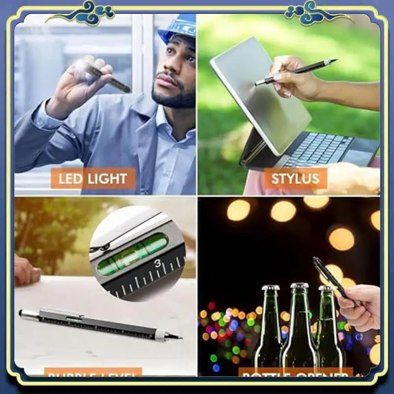 Stocking Stuffers Gifts For Men, Multitool Pen Set,Christmas Gifts For Men Who Have Everything,For Husband Boyfriend Durable