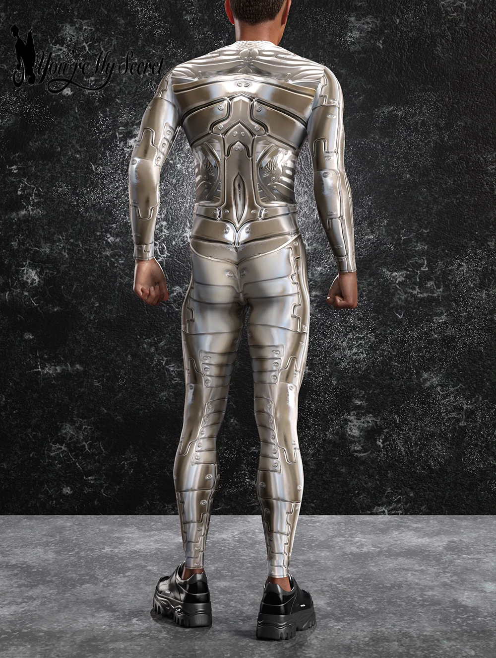 Cosplay Costume Mechanical Armored Robot Jumpsuit Cyberpunk Bodysuit Halloween Carnival Party Steampunk Zentai Suits
