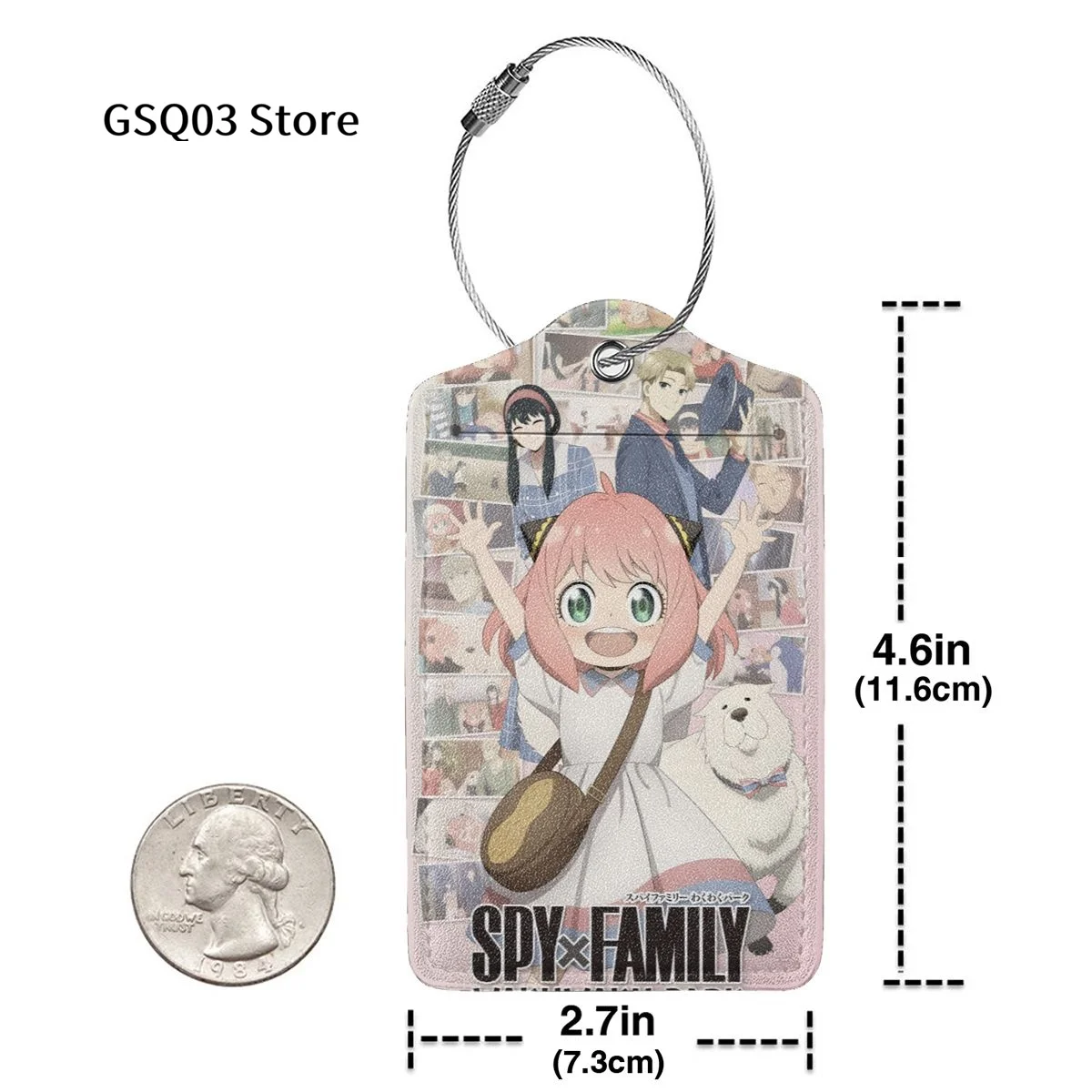 Рисунок 4 - Подвески для багажа Spy X Family Anya для чемоданов