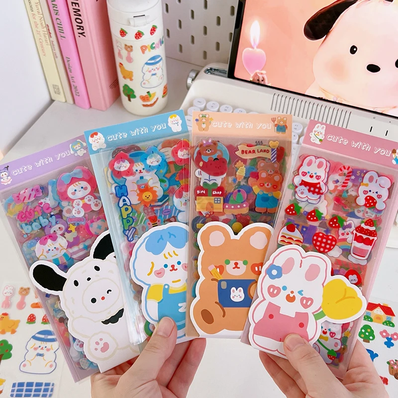 Pokemon eeveelutions kimono Kawaii animals- HOLOGRAPHIC VINYL STICKERS -  Stationery Scrapbooking Bullet Journal Planner Anime Manga Cute