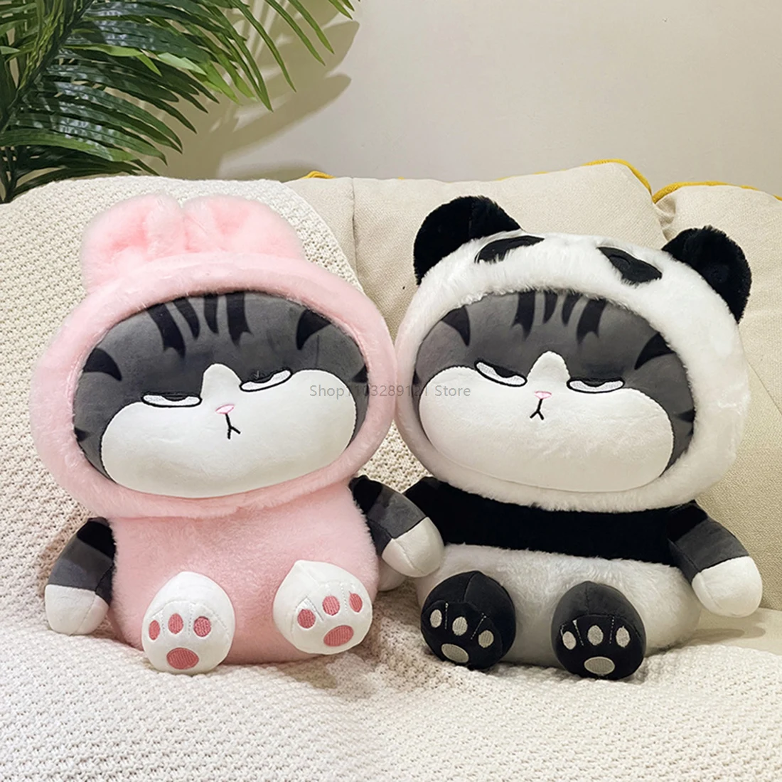 

New My Emperor Cat Cartoon Plush Pillow Doll Transformed Into Cute Animals Plushed Cushion Toys Panda Pillow Gifts For Children