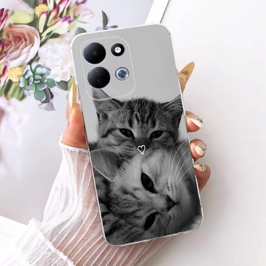 Cute Cartoon Animal Soft Silicone Clear Phone Case Cover