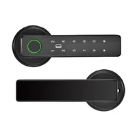 Tuya SmartLife APP WiFi Remote Control Smart Fingerprint Password RFID IC Card Lock Dead Bolt For Indoor Home Wooden Metal Door - Image 2