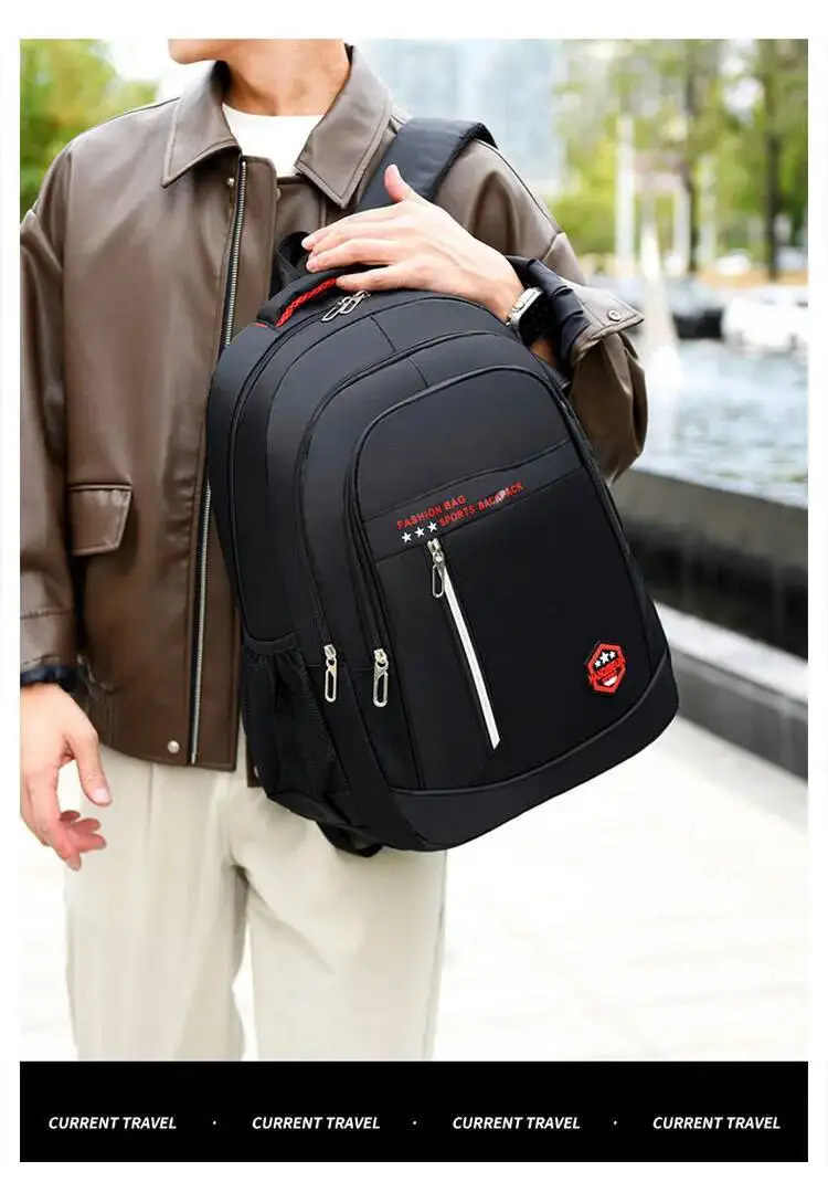 Doppelte Umhängetasche für Herren im Angebot Rucksack Herren Herbst und Winter New College High School Junior High School Student Schultasche – Detail 17