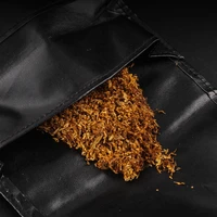 Pochette à tabac rétro en cuir PU, étui pour cigarettes, support de pointes en papier pour fumer, sacs portefeuille, outil de roulement 4