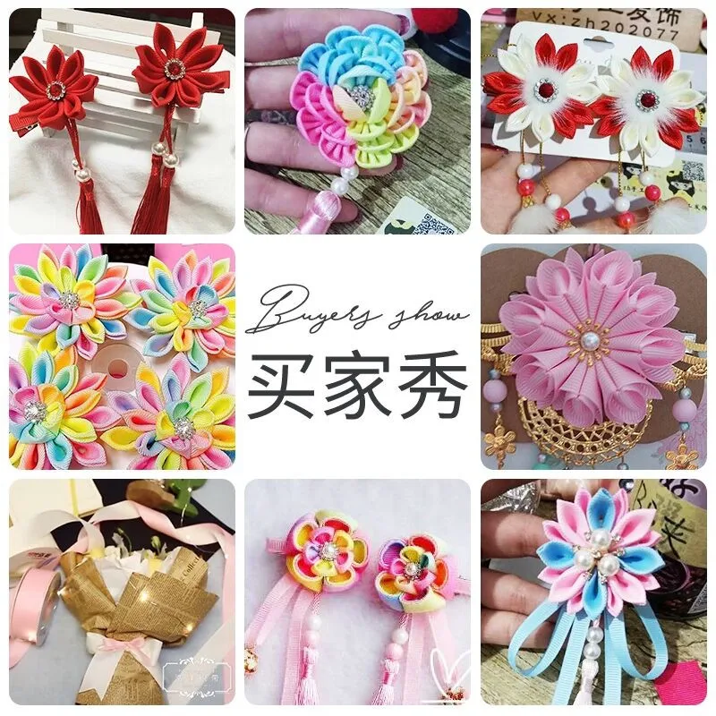 Grosgrain Ribbon 5yards Christmas Wedding Decoration DIY Sewing Handmand Crafts