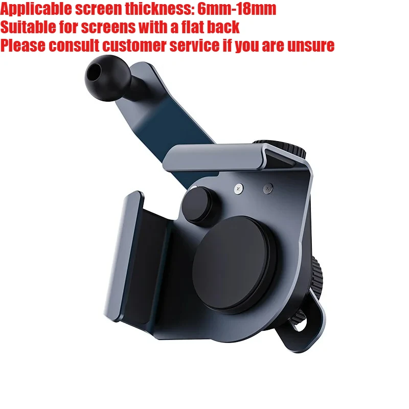 Adjustable Aluminum Alloy Phone Holder Bracket with Multi-Angle Clasp Design