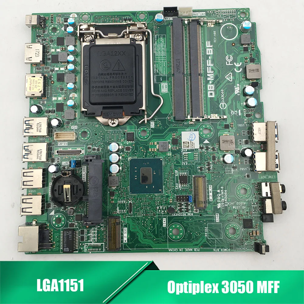 100 Working For DELL Optiplex 3050 MFF Mini Machine Motherboard DB MFF BF CN 0JP3NX JP3NX