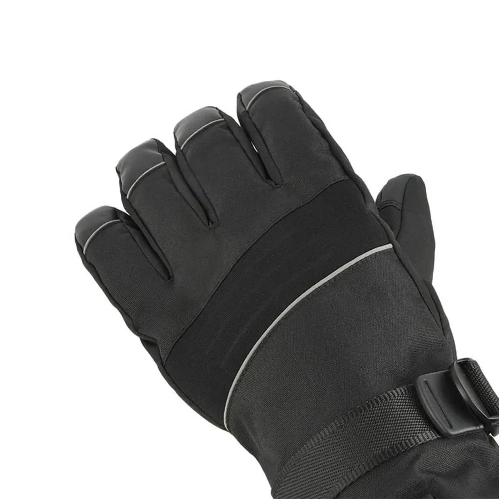 Heated Gloves For Winter Skiing Heating Thermal Gloves Rechargeable Cycling Thermal Mitten 3 Gear Adjustable Full Finger Glove