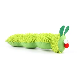 Caterpillar Catnip Molar Toy - Interactive Cat Chew and Dental Care Accessory (Light green)