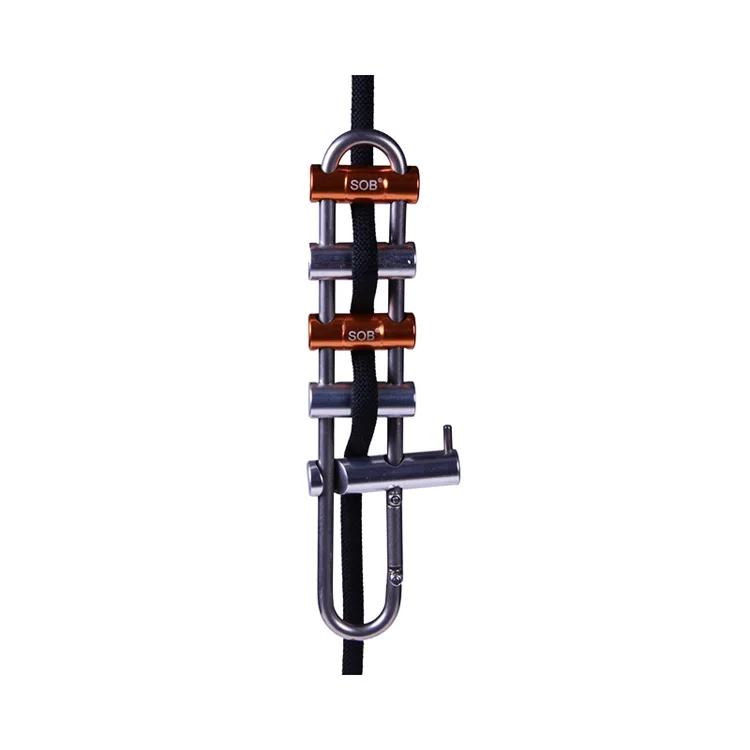 

wholesale price rappel rack climbing rescue descender with brake bars
