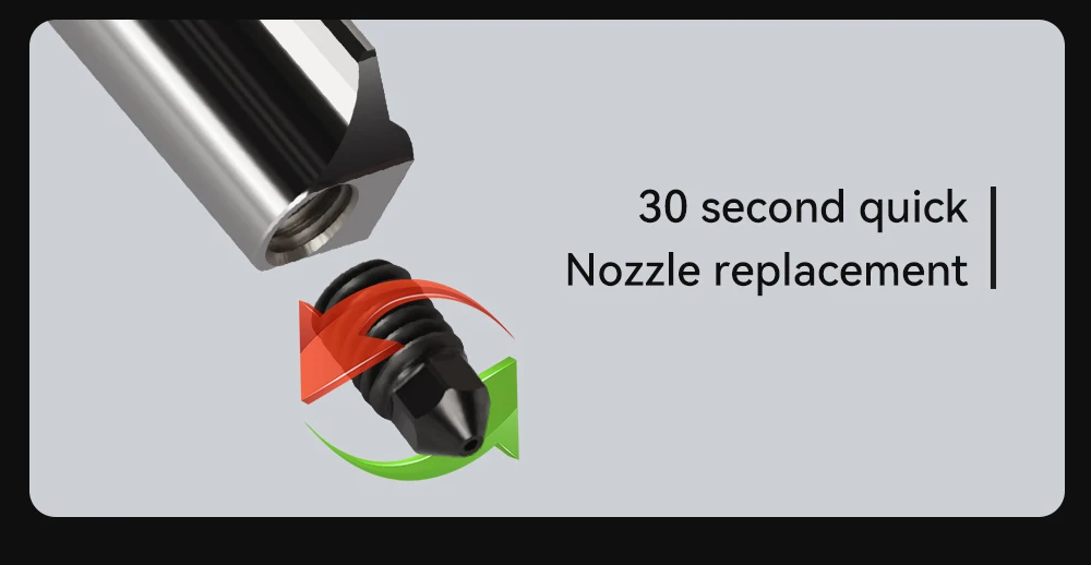 Für Bambu Lab A1 Mini Hotend-Kit: Gehärtete Stahldüsen 0,2/0,4/0,6/0,8mm für Bambu Lab 3D-Drucker Zubehör – Detail 6