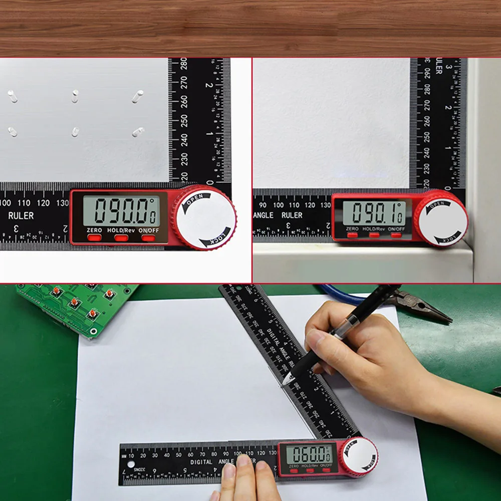 20cm Digital Angle Finder Ruler Protractor Inclinometer Electron Goniometer Angle Length Measuring Tool ﻿ 6