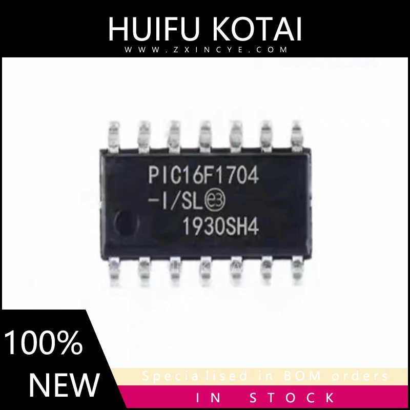 

5 шт PIC16F1704-I/SL PIC16F1704 SOP14, Новые Товары в наличии