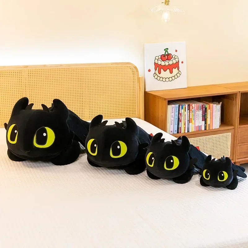 Cute Toothless Stuffed Cushion Light Fury Dragon Plush Back Cushion Cartoon Action Bionicle Night Furia Pillow Home Decoration 3 Cute Toothless Stuffed Cushion Light Fury Dragon Plush Back Cushion Cartoon Action Bionicle Night Furia Pillow Home Decoration 3