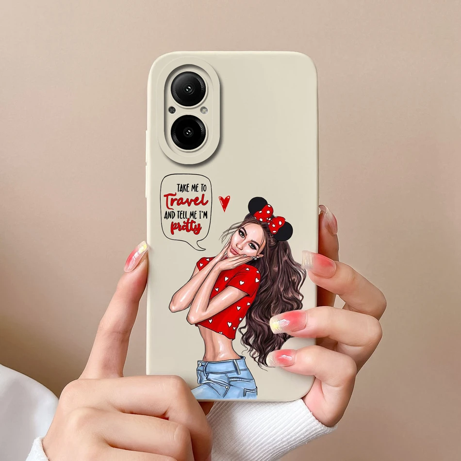 Soft Liquid Silicone Full Protection Phone Case with Multiple Patterns - Anti-Shock Cover