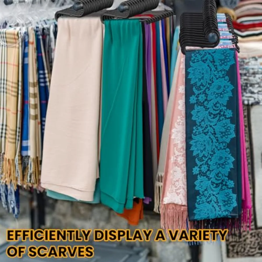 200 Pcs Plastic Sock Hangers Long Non Slip Sock Hanger Clip 3.4in Display Hooks for Retail Stores Boutique Shops and Vendor Sho