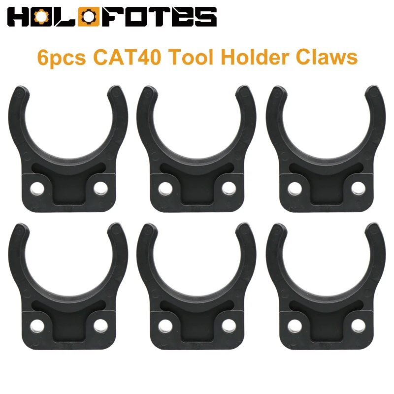 

6pcs CAT40 Tool Holder Claws ATC Automatic Tool Changer Grippers Wear-resistant Durable Tool Holder Clips Clamp for CNC Machine