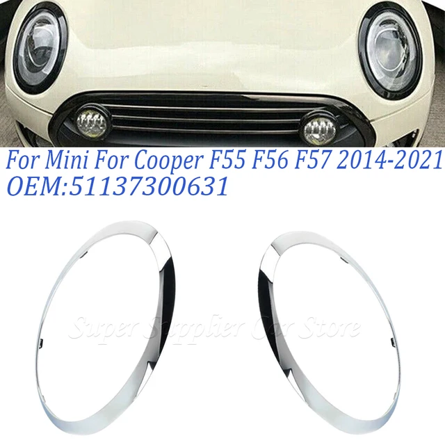Anello Fari BMW Mini Cooper F55/F56/F57 2014-2021 - 2 Pezzi Cornice Faro Originale Ricambio