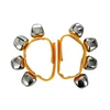 1 Pairs Wrist Bells Kids Jingles Shake Rattles Toy Percussion Educational Toys Wearable Not Easy To Deform Orff Bell Ring 6